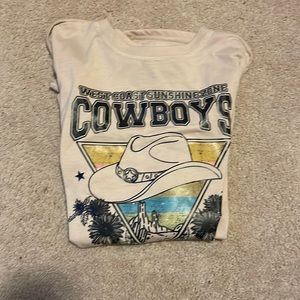 Graphic tee,cowboy on front